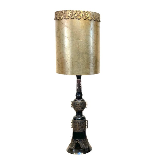 1950s Large Hollywood Regency Table Lamp For Sale - Image 10 of 10