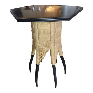 Baker's Hexagon Spot Table From the Bill Sofield Collection for McGuire For Sale