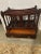 Mid 20th Century Mid 20th Century Theodore Alexander Style Faux Bamboo Mahogany Canterbury Magazine Rack For Sale - Image 5 of 9