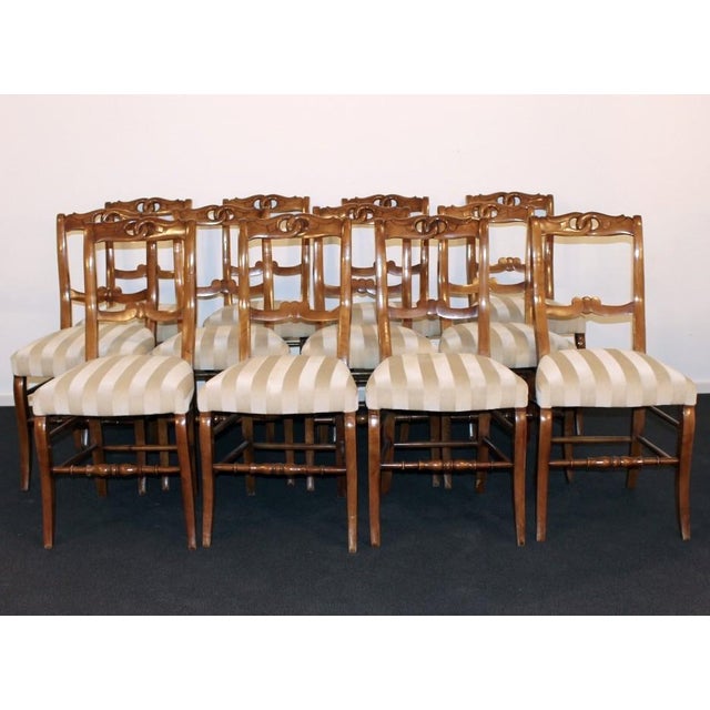 Cherrywood Chairs, Set of 12 For Sale - Image 5 of 5
