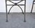Hollywood Regency Wood Ball Abacus Wrought Iron Curule Dining Chairs - Set of 4 For Sale - Image 11 of 12
