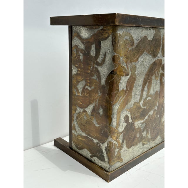 “Bathers” Coffee Table by Philip & Kelvin LaVerne For Sale - Image 11 of 12