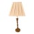 Late 20th Century English Colefax and Fowler Style Faux Bamboo Painted Table Lamp With Custom Shade For Sale