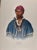 This is an original 19th century hand-colored folio-sized lithographic portrait of a Native American entitled "Qua-Ta-Wa-...