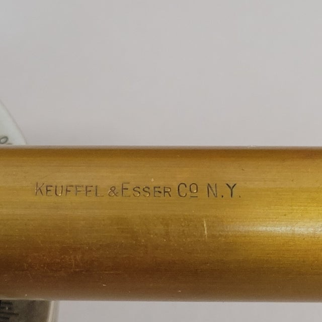 Wood Farm Surveyor’s Brass Hand Level With Original Box, Early 20th C Keuffel & Esser For Sale - Image 7 of 9