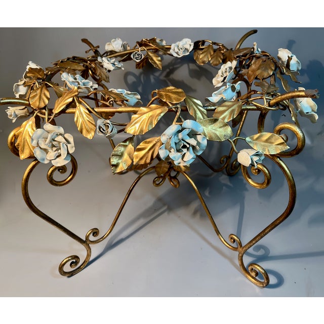 Go with what you love. This splendid table evolved from the Italian Hollywood Regency Florentine era of the 1950s. There...