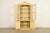 1960s Karges Style French Regency Louis XVI Cream Lacquered and Gold Gilt Breakfront Bookcase Cabinet, Circa 1960s For Sale - Image 5 of 14