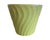 Mid-Century Modern Vintage Bauer Swirl Planter, Lime Green Mid Century Modern Ceramic Los Angeles For Sale - Image 3 of 8