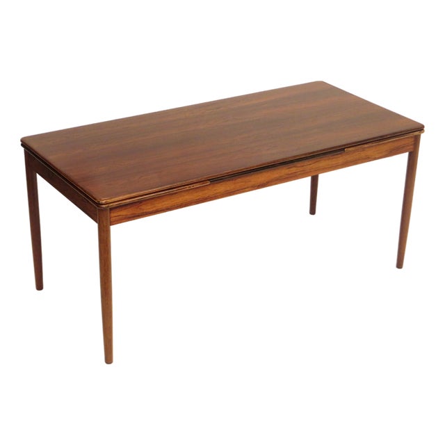 Large Mid-Century Modern Extendable Rosewood Dining Table, 1960s For Sale