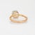Early 21st Century Pomellato Nudo White Topaz Ring Petite 18k Rose Gold Fine Estate Jewelry 7.25 For Sale - Image 5 of 7