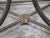 Silver French Mid-Century Steel and Bronze Console Table with White Veined Marble Top For Sale - Image 8 of 12