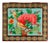Hand-Painted Bird and Floral Jewelry Box With Marquetry Frame For Sale