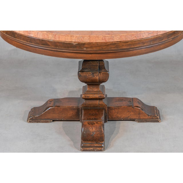 Transport your living space to the opulence of the 19th century with this exquisite French center table, a true embodiment...