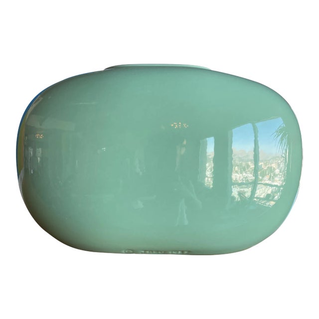 1980s Edmund Ronaky Jaru Calfornia Pottery Postmodern Form Vase, Signed Dated For Sale