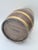 Decorative Wooden Barrel-Shaped Stand with Brass Hardware, 1970s For Sale - Image 10 of 12