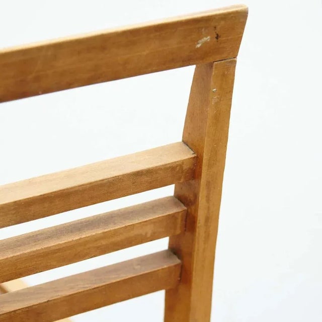 1940s Set of Vintage Side Chairs by Rene Gabriel Wood, 1940s For Sale - Image 5 of 17
