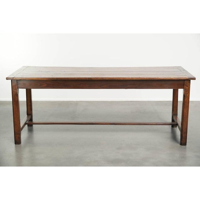 18th Century 18th Century French Farmhouse Dining Table in Oak and Fruitwood For Sale - Image 5 of 14