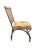 Vintage Italian, Faux, Bamboo Gold Ballroom or Accent Chair For Sale - Image 4 of 8