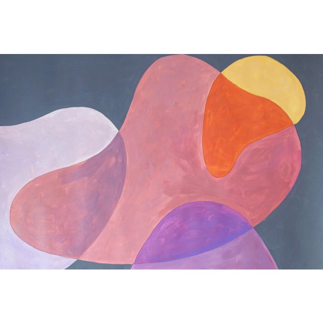 2026, Mid Century Modern Shapes, Organic Shapes Diptych, Golden Hour Mobile, Acrylic Paint on Watercolor Paper by Ryan Rivadeneyra For Sale - Image 10 of 10