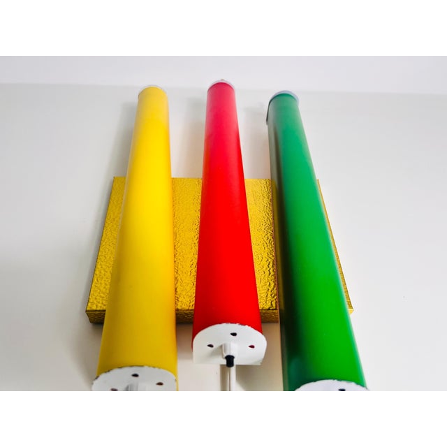 Mid-Century Modern Mid-Century Modern Colorful Wall Lamp, Italy, 1960s For Sale - Image 3 of 12