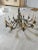 Metal Mid-Century Louis XVI Style Bronze Chandelier For Sale - Image 7 of 12
