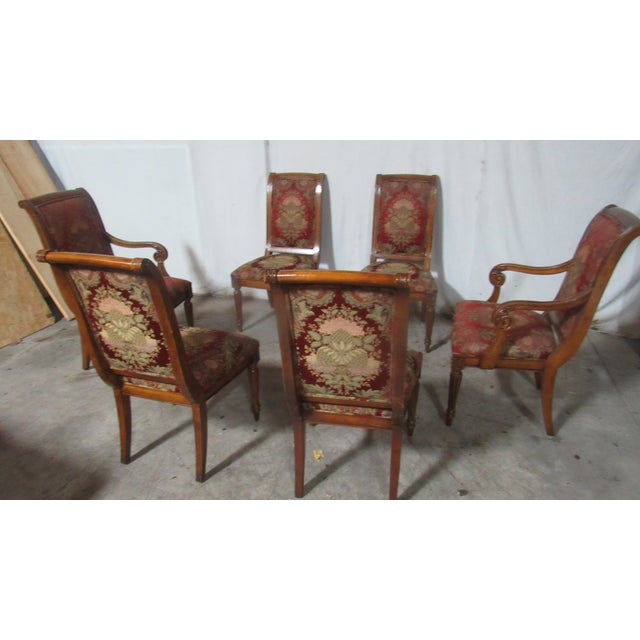 Item: Ethan Allen Chairs Details: Signed Ethan Allen Great Designer Look/Quality Piece Great Fabric Beautiful Look...