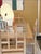 1970s Vintage Chairs and Dining Table in Limed Oak by Jean Michel Wilmotte, 1970s, Set of 7 For Sale - Image 5 of 10