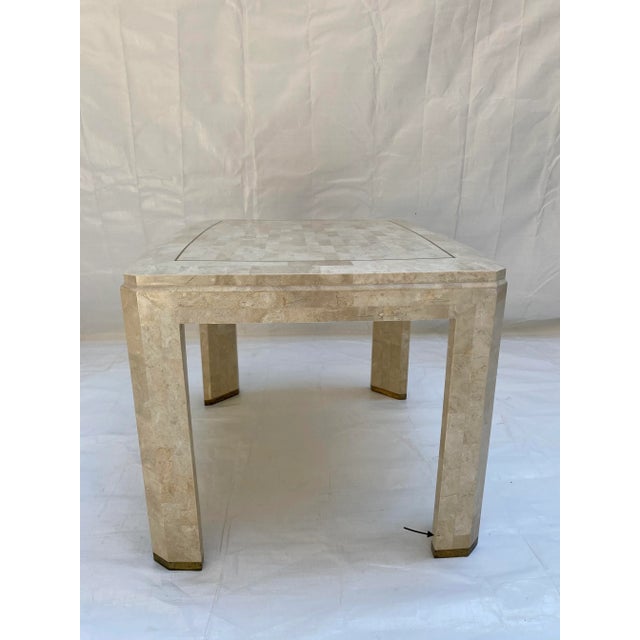 1980s Tessellated Stone Side Tables - a Pair For Sale In Charlotte - Image 6 of 12