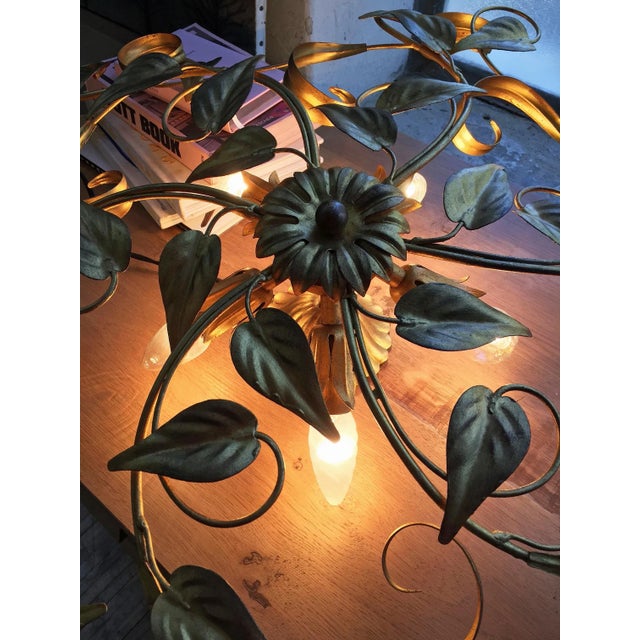 1970s Italian Gilt Metal Sconce, 1970s For Sale - Image 5 of 17