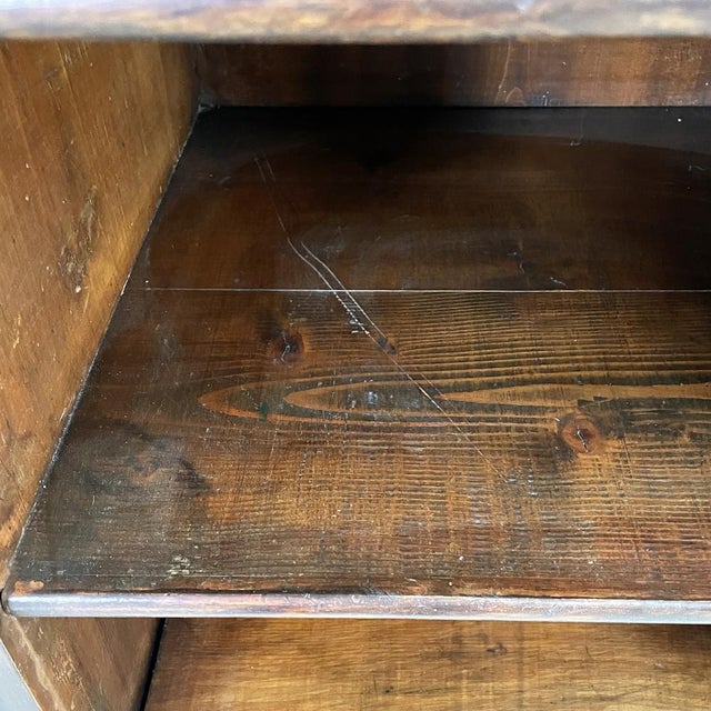 Italian 19th Century Style Wooden Cabinet or Bookcase, 1930s For Sale - Image 10 of 17