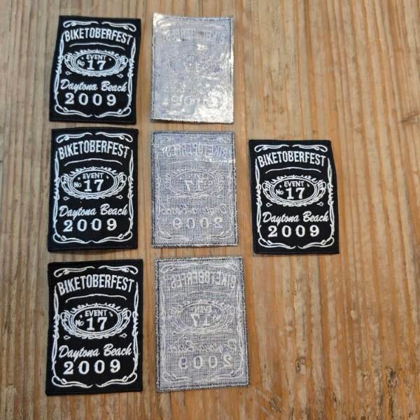 Onyx Curated 12-Piece Biker Rally Patch Collection - Sturgis & Biketoberfest 2009 For Sale - Image 8 of 9