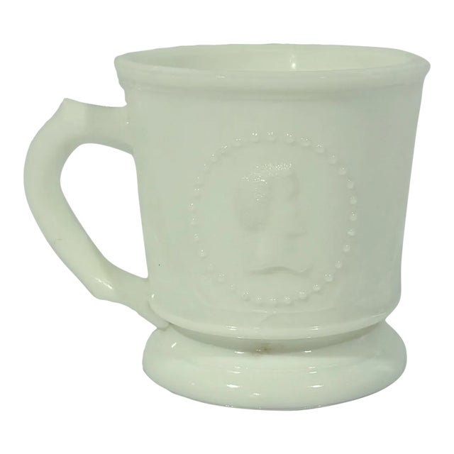 Late 19th Century Atterbury Glass Mug For Sale