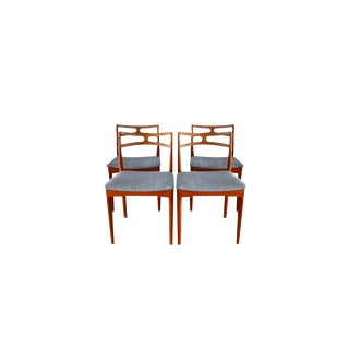 Teak Chairs Modell 94 by Johannes Andersen for Christian Linneberg, Denmark, 1960s, Set of 4 For Sale