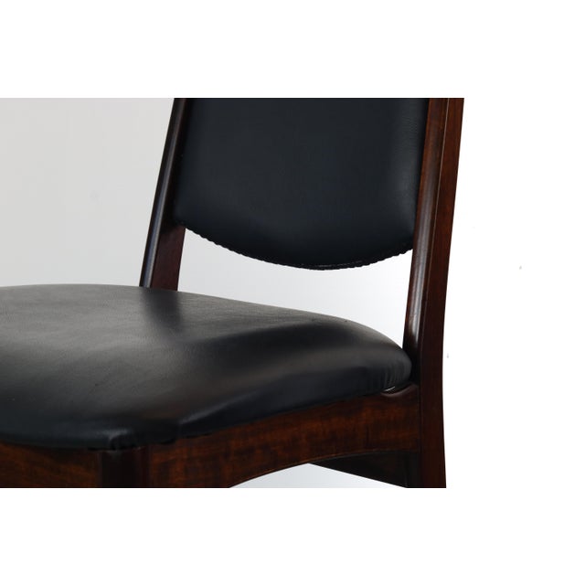 1960s Rosewood Highback Danish Mid Century Modern Desk Chair / Side Chair For Sale - Image 5 of 7