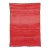 Vintage Moroccan Solid Shag Rug in Vibrant Red and Pink Hues - Rug & Kilim For Sale