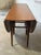 In Style of Henredon Walnut Extendable Oval Drop-Leaf Gateleg Dining Table Mid-Century Modern 1960s For Sale - Image 4 of 14
