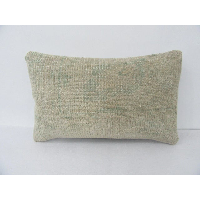 Faded Turkish Wool Pillow For Sale - Image 4 of 4