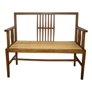 Bench by Wilhelm Schmidt for Prague Rudniker, 1890s For Sale