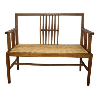 Bench by Wilhelm Schmidt for Prague Rudniker, 1890s For Sale