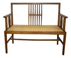Bench by Wilhelm Schmidt for Prague Rudniker, 1890s