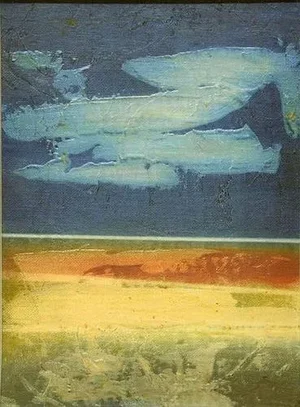 Mario Sinisca, Blue Horizon, Mixed Media, 1960s