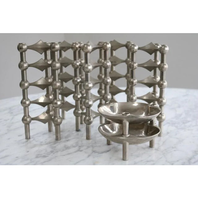 Nagel S22 Candleholders and Bowls, 1960s, Set of 32 For Sale - Image 11 of 11