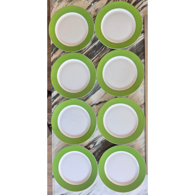 Early 21st Century Vera Neumann Papillon Dreams Stripe Up the Bands Plates - 13 Pieces For Sale - Image 5 of 14