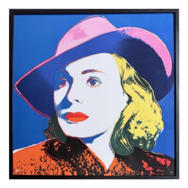 Ingrid Bergman Celebrity Portrait Porcelain by Andy Warhol for Rosenthal For Sale