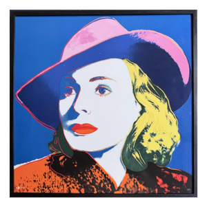 Ingrid Bergman Celebrity Portrait Porcelain by Andy Warhol for Rosenthal
