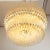 Large Chandelier in Brass E Quadrilobi in Transparent Glass Murano, 1980s For Sale - Image 4 of 5