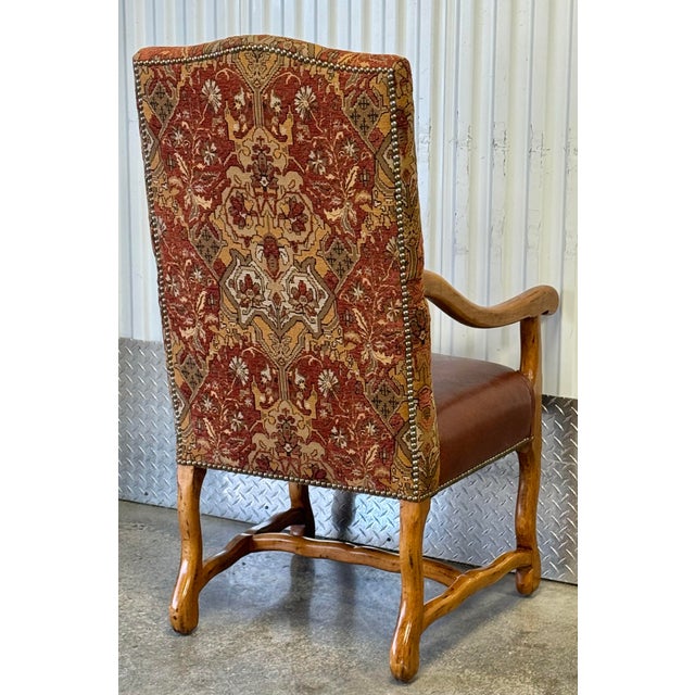 Late 20th Century Spanish Colonial/ Southwestern Dining Chairs - Set of 6 For Sale - Image 11 of 12