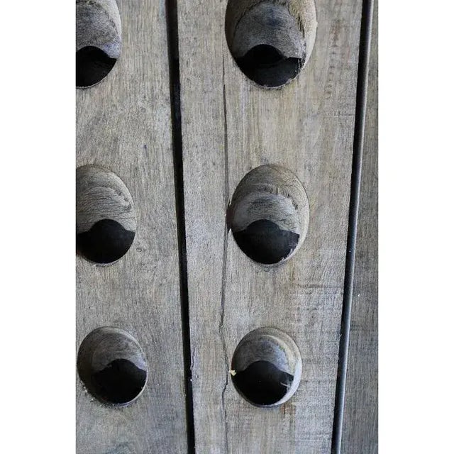 Mid-Century Modern 1960s French Country Riddling Rack Champagne & Wine Rack For Sale - Image 3 of 11