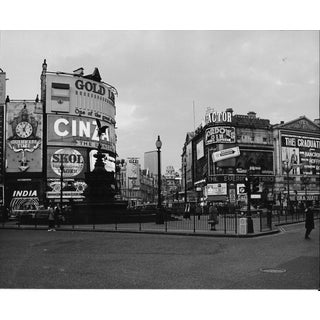 1968 Picadilly Circus London Photograph For Sale