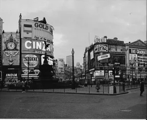 1968 Picadilly Circus London Photograph
